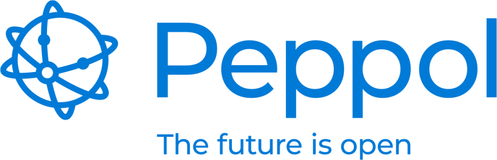 Logo de Peppol en bleu