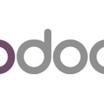 Logo de Odoo en couleur sur fond blanc